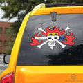 Kid Pirates Flag Car Sticker Custom One Piece Anime Car Accessories - Gearcarcover - 3