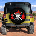 Kid Pirates Flag Spare Tire Covers Custom One Piece Anime Car Accessories - Gearcarcover - 3