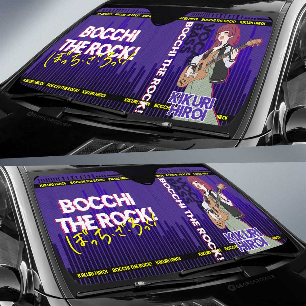Kikuri Hiroi Car Sunshade Custom Bocchi the Rock! Anime Car Accessories - Gearcarcover - 3