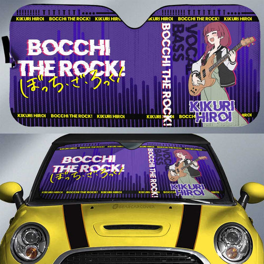 Kikuri Hiroi Car Sunshade Custom Bocchi the Rock! Anime Car Accessories - Gearcarcover - 1