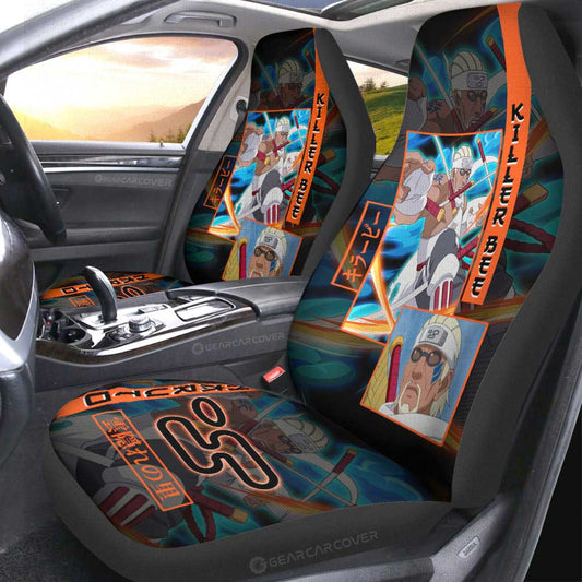 Killer Bee Car Seat Covers Custom Anime Car Accessories - Gearcarcover - 2