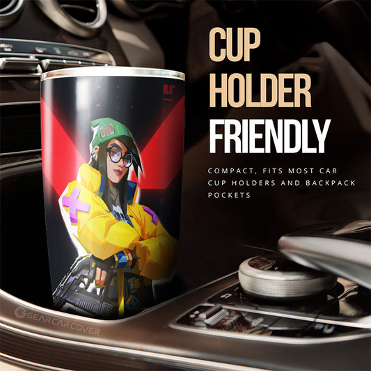 Killjoy Tumbler Cup Custom Valorant Agent - Gearcarcover - 2