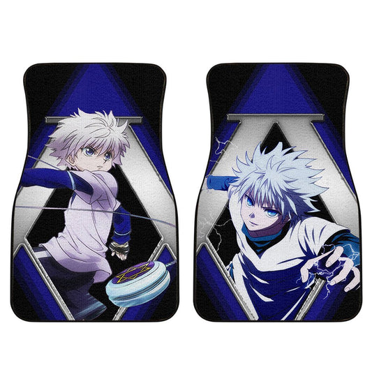 Killua Car Floor Mats Custom Hunter x Hunter Anime Car Interior Accessories - Gearcarcover - 2
