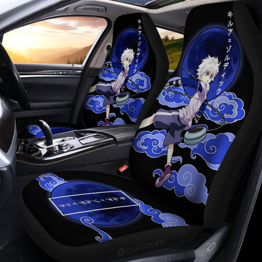 Killua Zoldyck Car Seat Covers Custom Hunter x Hunter Anime Car Accessories - Gearcarcover - 2