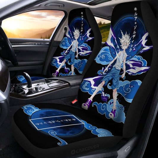 Killua Zoldyck Car Seat Covers Custom Hunter x Hunter Anime Car Interior Accessories - Gearcarcover - 2