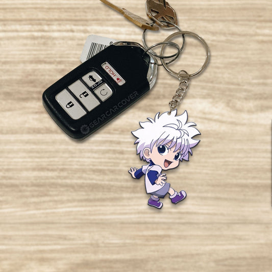 Killua Zoldyck Keychain Custom Hunter x Hunter Anime Car Accessories - Gearcarcover - 1