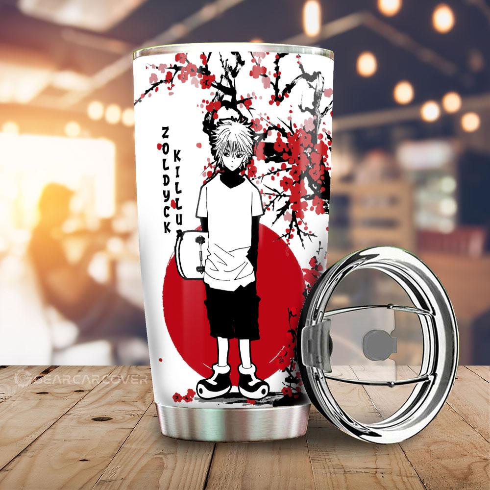 Killua Zoldyck Tumbler Cup Custom Japan Style Hunter x Hunter Anime Car Accessories - Gearcarcover - 1