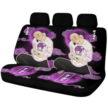 King Car Back Seat Covers Custom One Punch Man Anime Car Accessories - Gearcarcover - 1