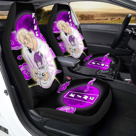 King Car Seat Covers Custom One Punch Man Anime Car Accessories - Gearcarcover - 1