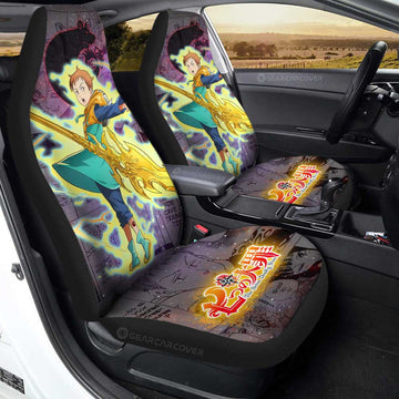 King Car Seat Covers Custom Seven Deadly Sins Anime Galaxy Manga Style - Gearcarcover - 1