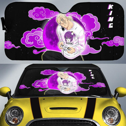 King Car Sunshade Custom One Punch Man Anime Car Accessories - Gearcarcover - 1