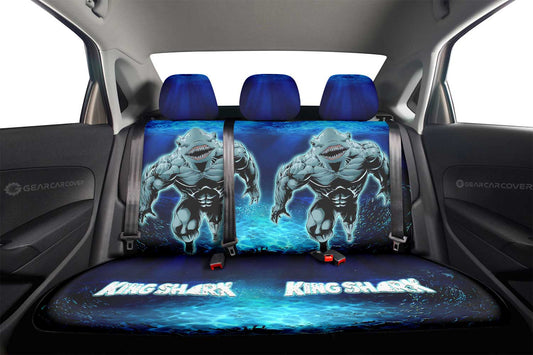 King Shark Car Back Seat Cover Custom Car Accessories - Gearcarcover - 2