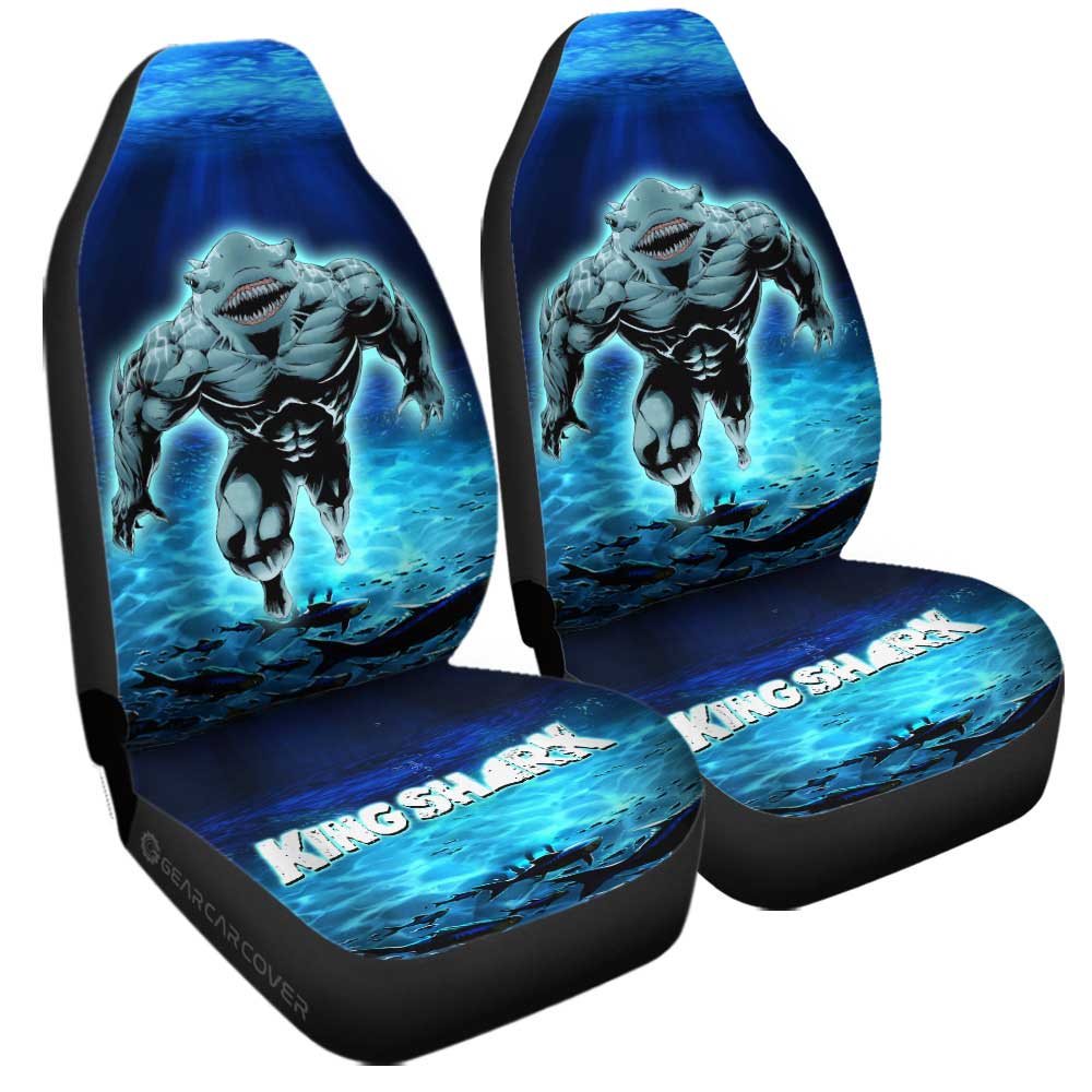 King Shark Car Seat Covers Custom Movies Car Accessories - Gearcarcover - 3