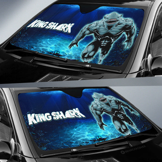 King Shark Car Sunshade Custom Movies Car Accessories - Gearcarcover - 2
