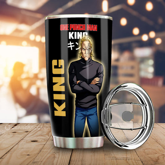 King Tumbler Cup Custom One Punch Man Anime Car Interior Accessories - Gearcarcover - 2