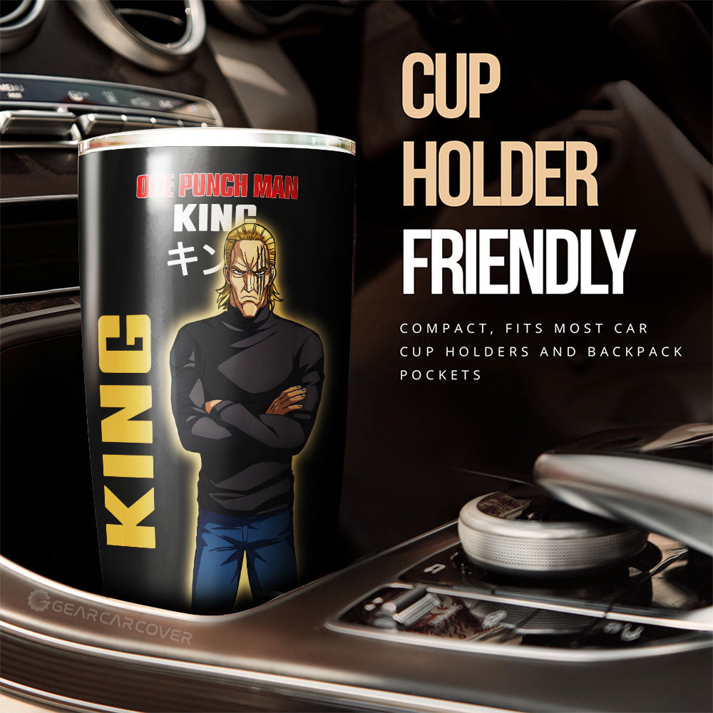 King Tumbler Cup Custom One Punch Man Anime Car Interior Accessories - Gearcarcover - 3