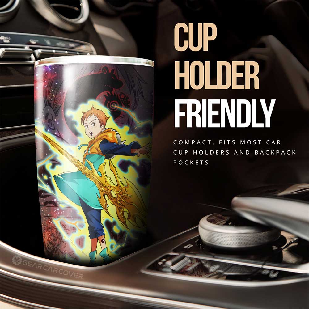 King Tumbler Cup Custom Seven Deadly Sins Anime Manga Galaxy Style - Gearcarcover - 2