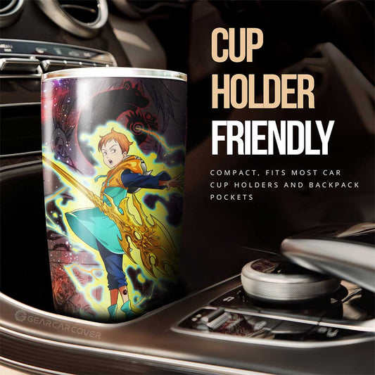 King Tumbler Cup Custom Seven Deadly Sins Anime Manga Galaxy Style - Gearcarcover - 2