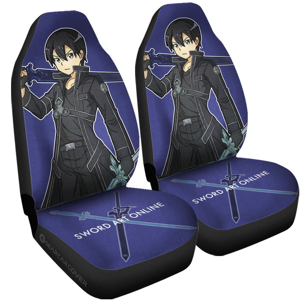 Kirigaya Kazuto Car Seat Covers Custom Sword Art Online Anime - Gearcarcover - 3