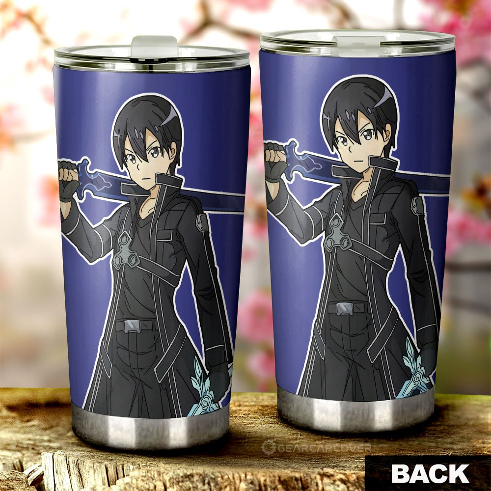 Kirigaya Kazuto Tumbler Cup Custom Sword Art Online Anime - Gearcarcover - 3