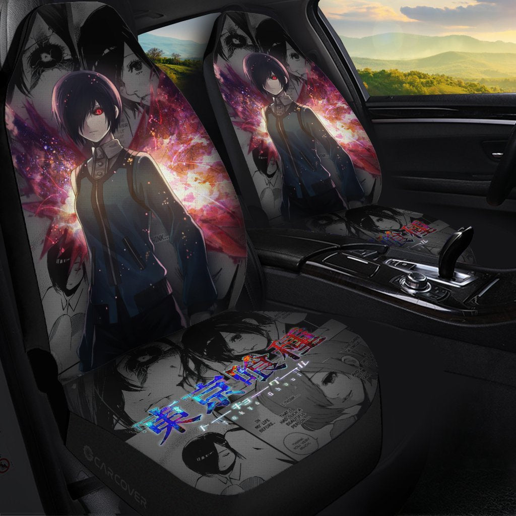 Kirishima Touka Car Seat Covers Custom Anime Tokyo Ghoul Car Interior Accessories - Gearcarcover - 1