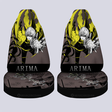 Kishou Arima Car Seat Covers Custom Tokyo Ghoul Anime Car Accessories - Gearcarcover - 1