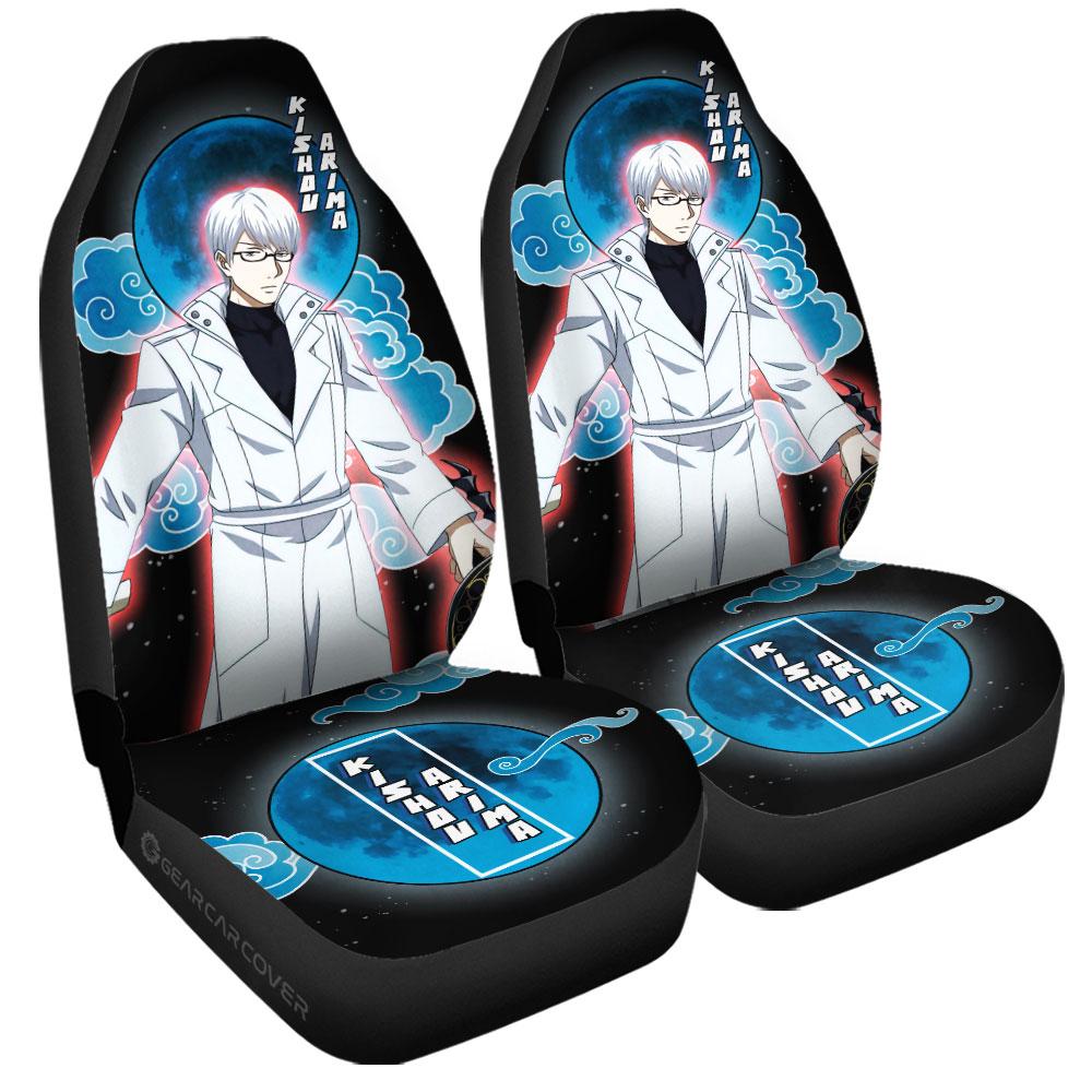 Kishou Arima Car Seat Covers Custom Tokyo Ghoul Anime Car Accessoriess - Gearcarcover - 3