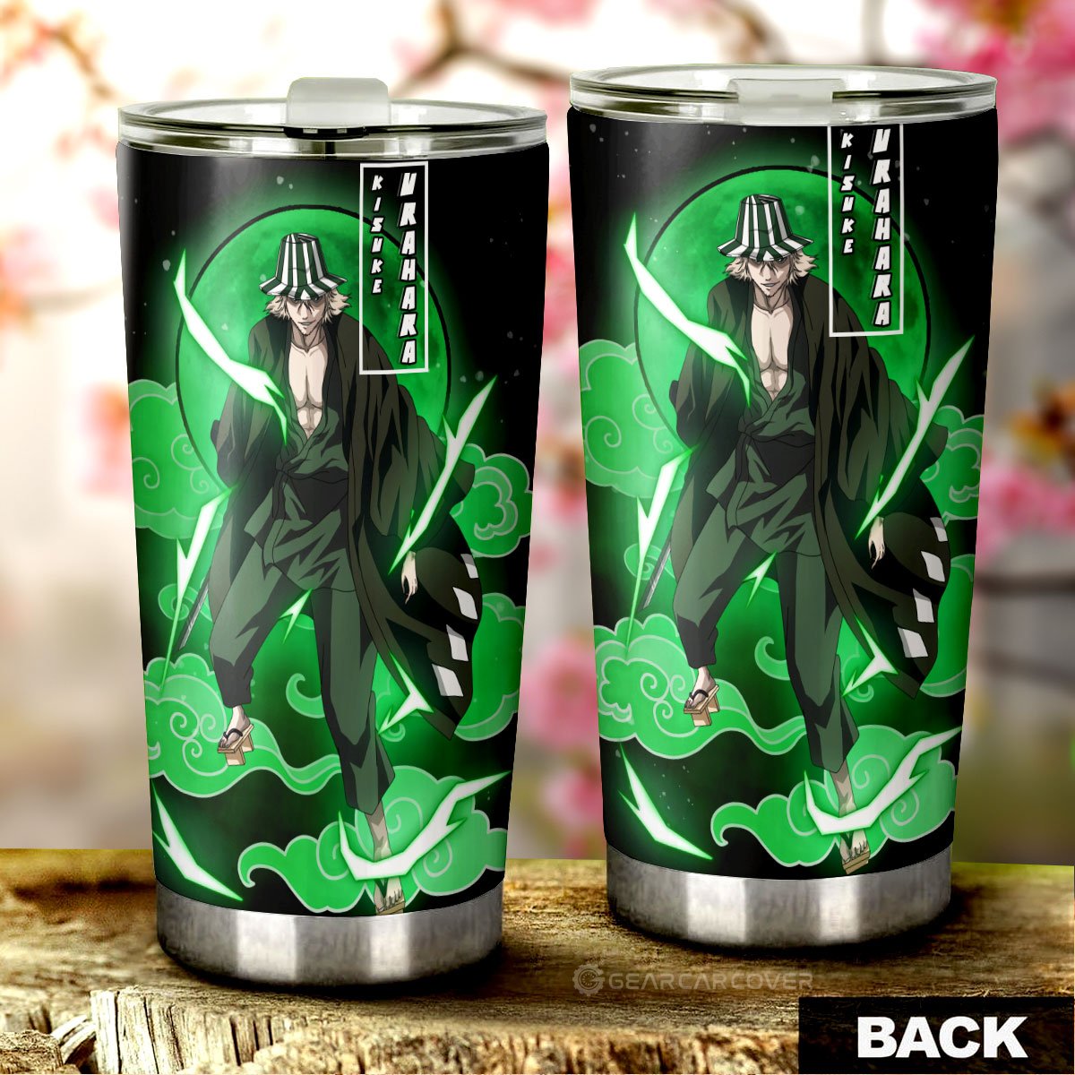 Kisuke Urahara Tumbler Cup Custom Bleach Anime Car Accessories - Gearcarcover - 3