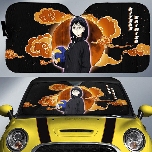 Kiyoko Shimizu Car Sunshade Custom Haikyuu Anime Car Accessories - Gearcarcover - 1
