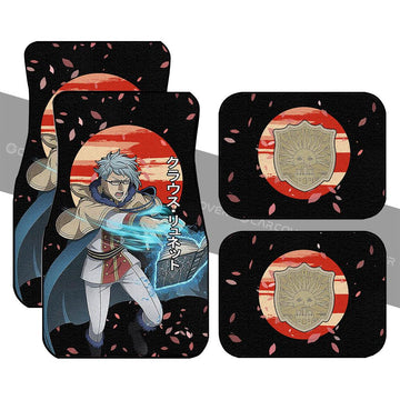 Klaus Lunettes Car Floor Mats Custom Black Clover Anime Car Accessories - Gearcarcover - 1