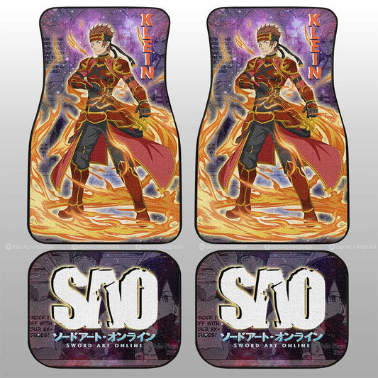 Klein Car Floor Mats Custom Sword Art Online Anime Manga Galaxy Style - Gearcarcover - 2