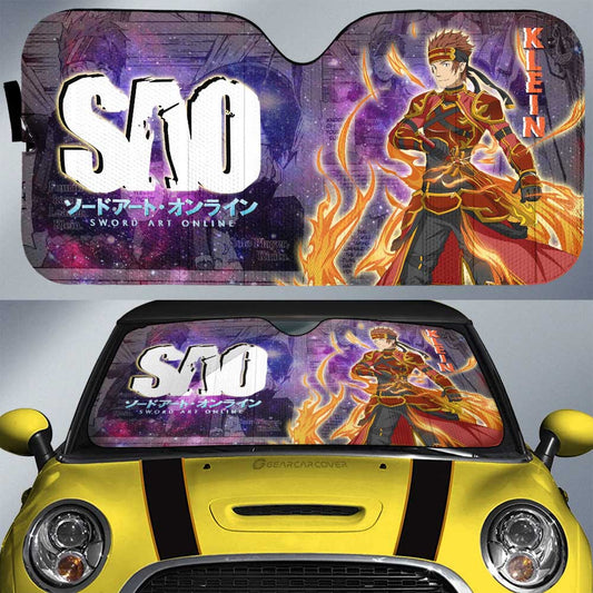 Klein Car Sunshade Custom Sword Art Online Anime Manga Galaxy Style - Gearcarcover - 1
