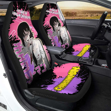 Kobeni Higashiyama Car Seat Covers Custom Chainsaw Man Anime Car Accessories - Gearcarcover - 1