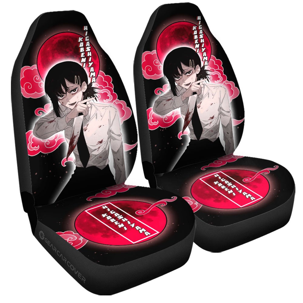 Kobeni Higashiyama Car Seat Covers Custom Chainsaw Man Anime - Gearcarcover - 3