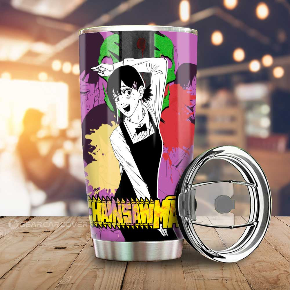 Kobeni Higashiyama Tumbler Cup Custom Chainsaw Man Anime Car Interior Accessories - Gearcarcover - 1