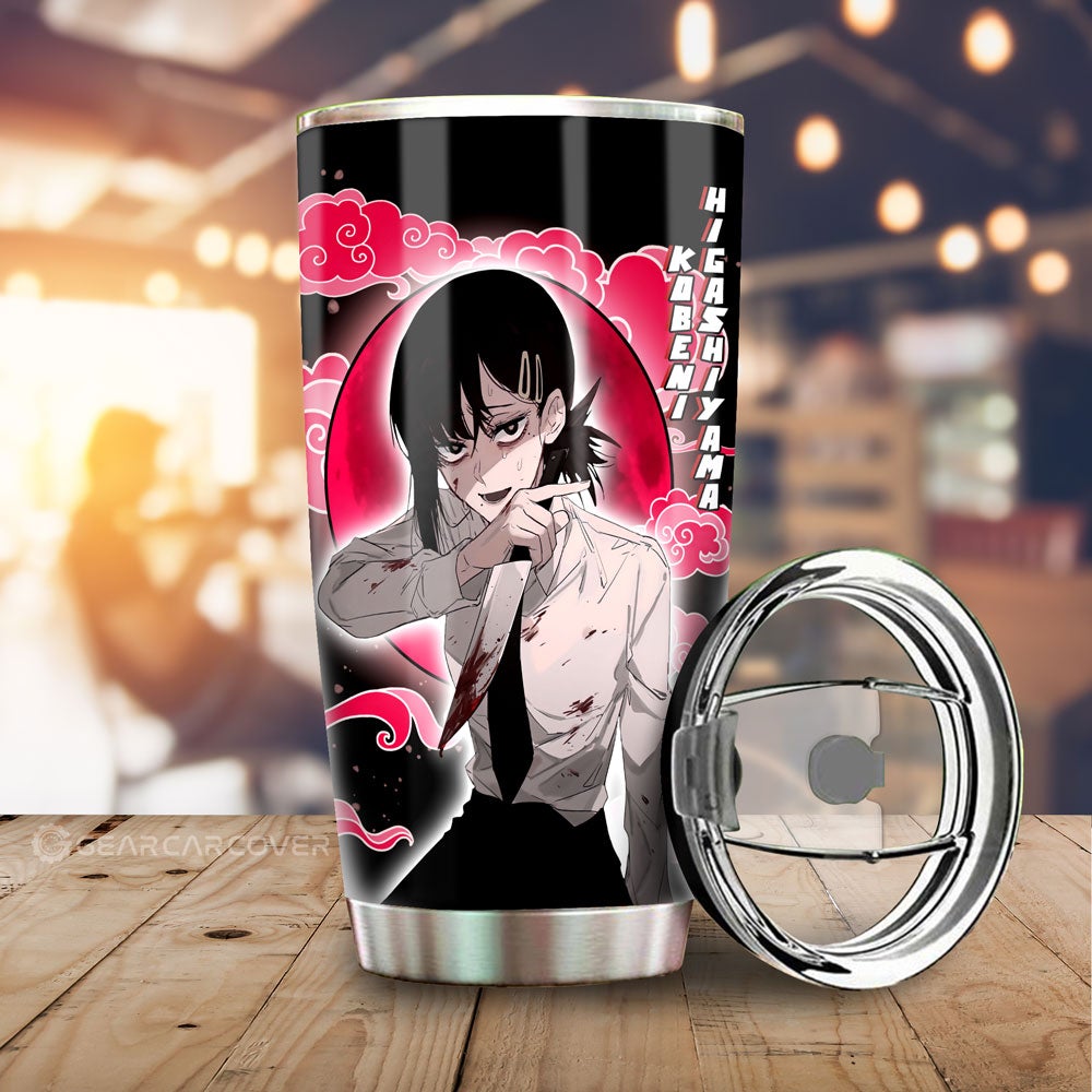 Kobeni Higashiyama Tumbler Cup Custom Chainsaw Man Anime - Gearcarcover - 1