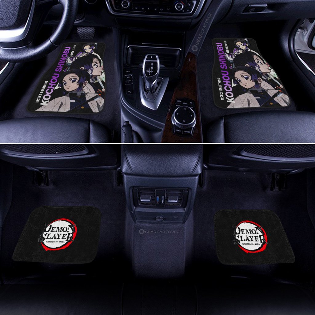 Kochou Shinobu Car Floor Mats Custom Demon Slayer Anime - Gearcarcover - 3