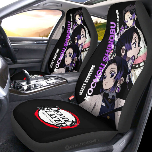 Kochou Shinobu Car Seat Covers Custom Demon Slayer Anime - Gearcarcover - 2