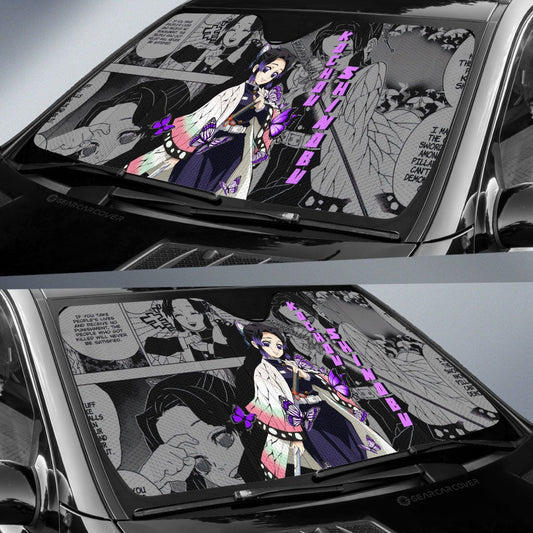 Kochou Shinobu Car Sunshade Custom Demon Slayer Anime Mix Mangas - Gearcarcover - 2