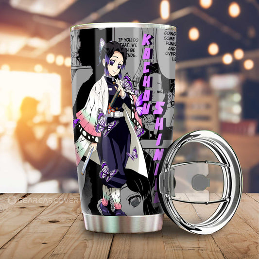 Kochou Shinobu Tumbler Cup Custom Demon Slayer Anime Mix Mangas - Gearcarcover - 2