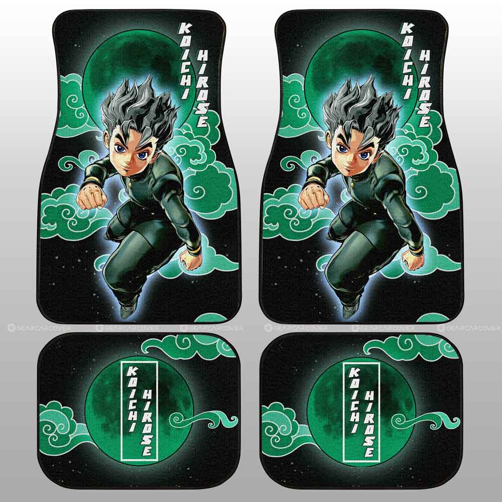 Koichi Hirose Car Floor Mats Custom JoJo's Bizarre Adventure Anime Car Accessories - Gearcarcover - 2