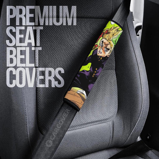 Koichi Hirose Seat Belt Covers Custom JoJo's Bizarre Adventure Anime Car Accessories - Gearcarcover - 2