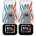 Kokoro Code 556 Car Floor Mats Custom Darling In The Franxx Anime Car Accessories - Gearcarcover - 1