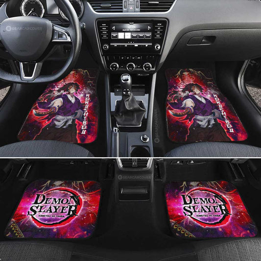 Kokushibou Car Floor Mats Custom Characters Demon Slayer Car Accessories - Gearcarcover - 2