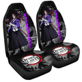 Kokushibou Car Seat Covers Custom Demon Slayer Anime Mix Mangas - Gearcarcover - 3