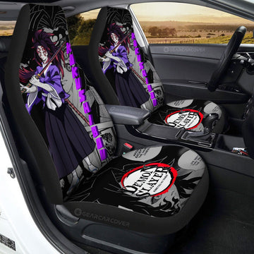 Kokushibou Car Seat Covers Custom Demon Slayer Anime Mix Mangas - Gearcarcover - 1