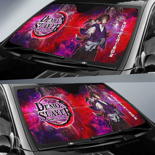 Kokushibou Car Sunshade Custom Characters Demon Slayer Car Accessories - Gearcarcover - 2