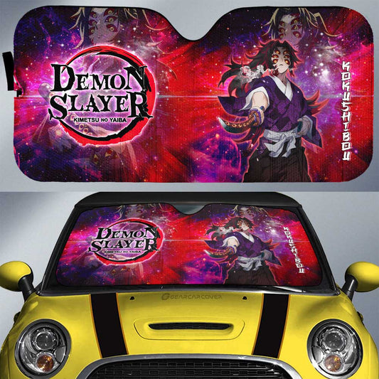 Kokushibou Car Sunshade Custom Characters Demon Slayer Car Accessories - Gearcarcover - 1