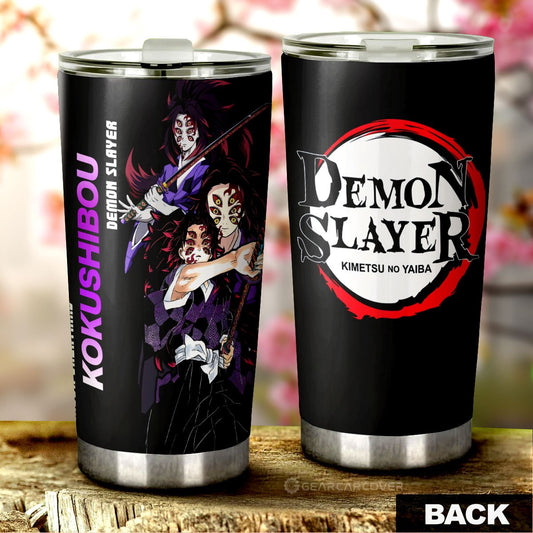 Kokushibou Tumbler Cup Custom Demon Slayer Anime - Gearcarcover - 1