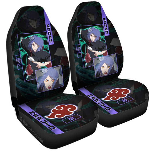 Konan Car Seat Covers Custom Anime Car Accessories - Gearcarcover - 2